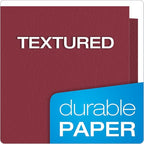 Oxford Twin-Pocket Folders, Textured Paper, Letter Size, Holds 100 Sheets - Image 5