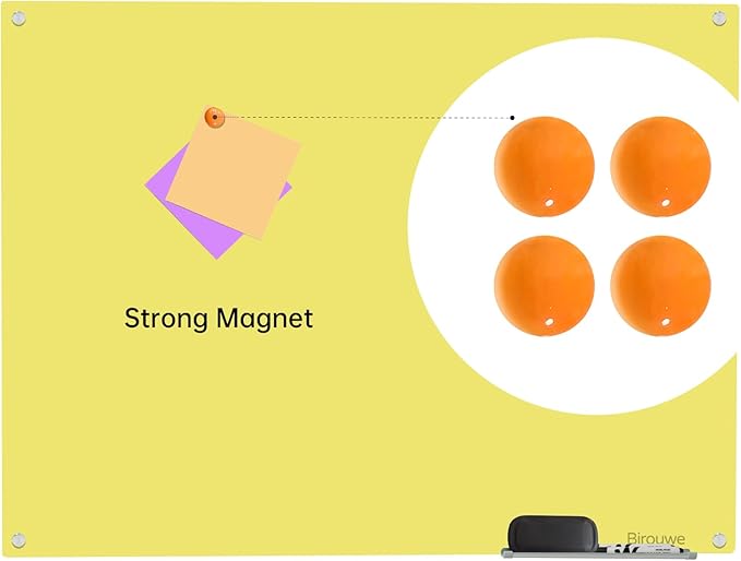 Magnetic Glass Dry Erase Board - Image 5