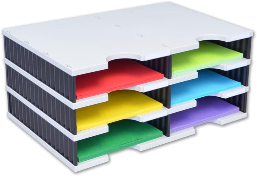 Ultimate Office TierDrop Desktop Organizer/Forms Sorter, 6-Compartments
