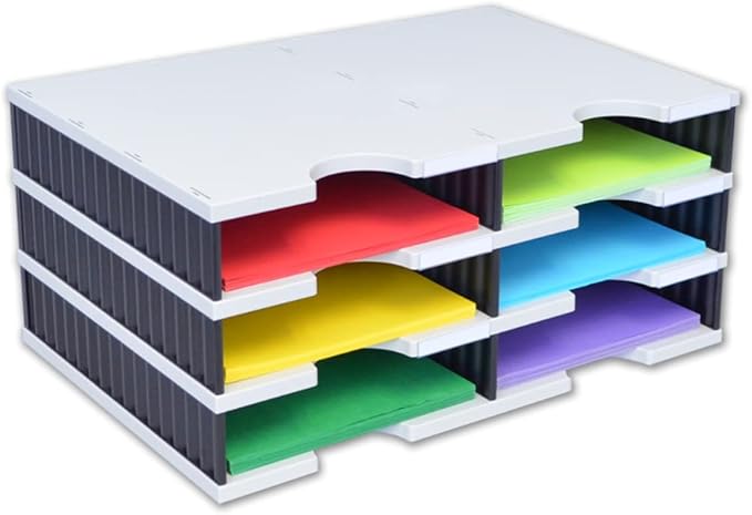 Ultimate Office TierDrop Desktop Organizer/Forms Sorter, 6-Compartments by UltimateOffice