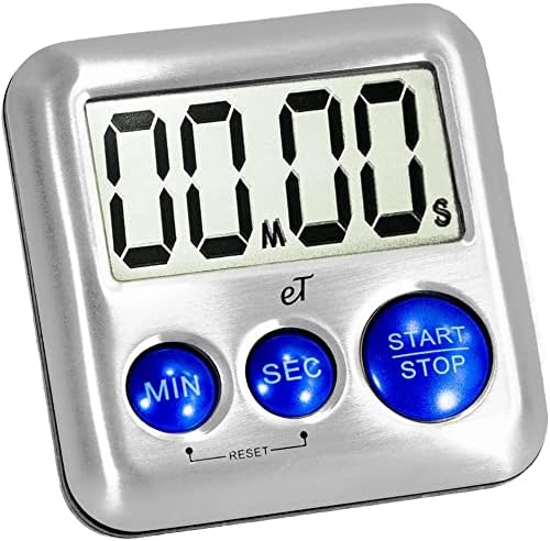 Elegant Digital Kitchen Timer Stainless Steel - Image 2