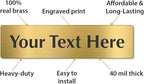 SmartSign Custom Brass Sign - Image 3