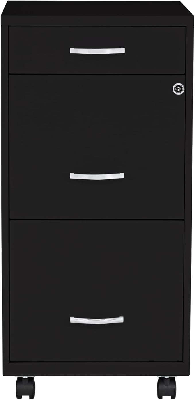 Lorell LYS SOHO Box/File/File 3-Drawer Mobile File Cabinet - Image 4