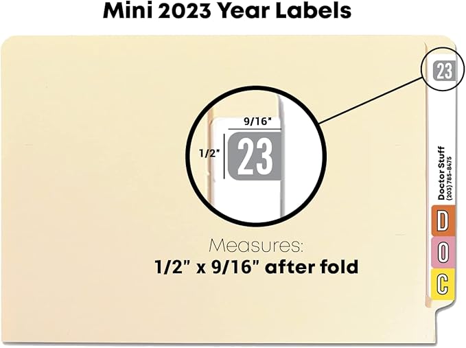 2023 MINI Year Stickers, Doctor Stuff 2023 Chart Stickers, Tab 1287 Style - Image 4