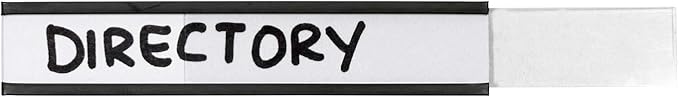 SmartSign Pack of 25 Magnetic 'C' Channel Label Holders | 0.5" x 3" - Image 4