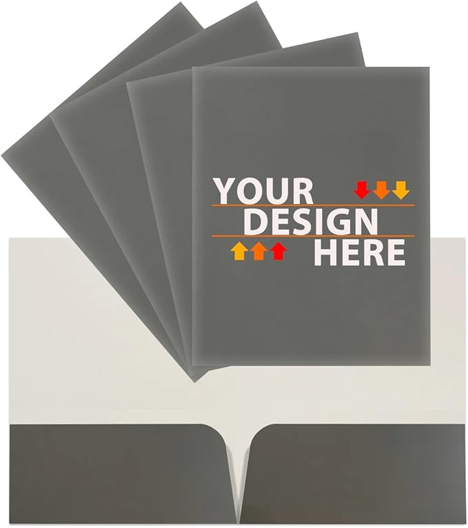 JAM PAPER Custom Printed Semi-Gloss Folders by JAMPaper