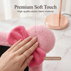 Monfurise 1 Pcs Cute Cat Ear Computer Monitor Cover, Kawaii Pink Dustproof - Image 4