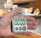 Elegant Digital Kitchen Timer Stainless Steel - Image 6