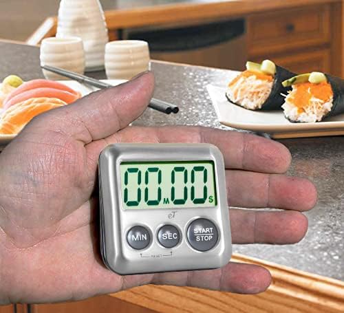Elegant Digital Kitchen Timer Stainless Steel - Image 6