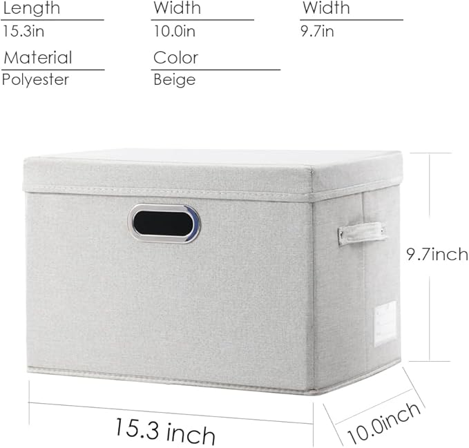 PRANDOM Collapsible Storage Bin - Image 3