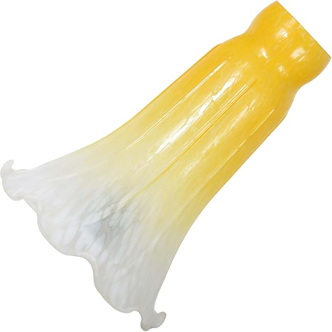 Bieye LS19 Lily Flower Blown Glass Lampshade by Bieye