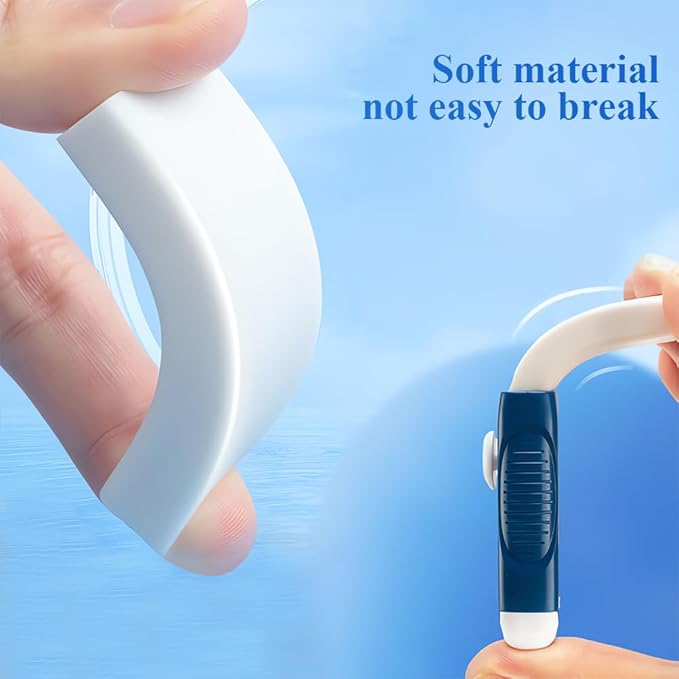 M&G 4 Pack Erasers Sliding Retractable Eraser, Soft White Color Cute Erasers - Image 5