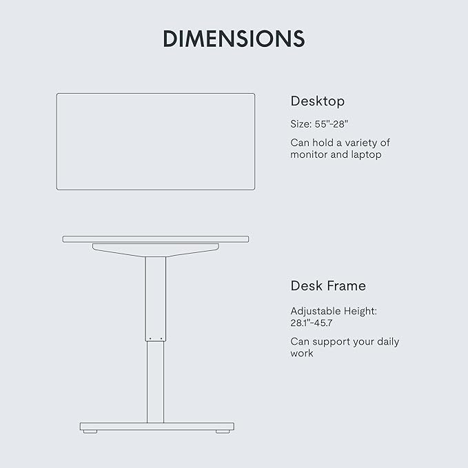 FLEXISPOT EN1 One-Piece Standing Desk - Image 6