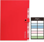 SKYDUE 8 Pockets Expanding File Organizer, Expandable File Folders - Image 2