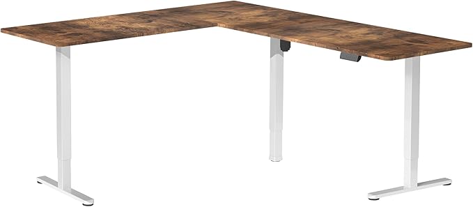 VIVO Electric Corner 75 x 63 inch L-Shaped Standing Desk, Memory Height - Image 9