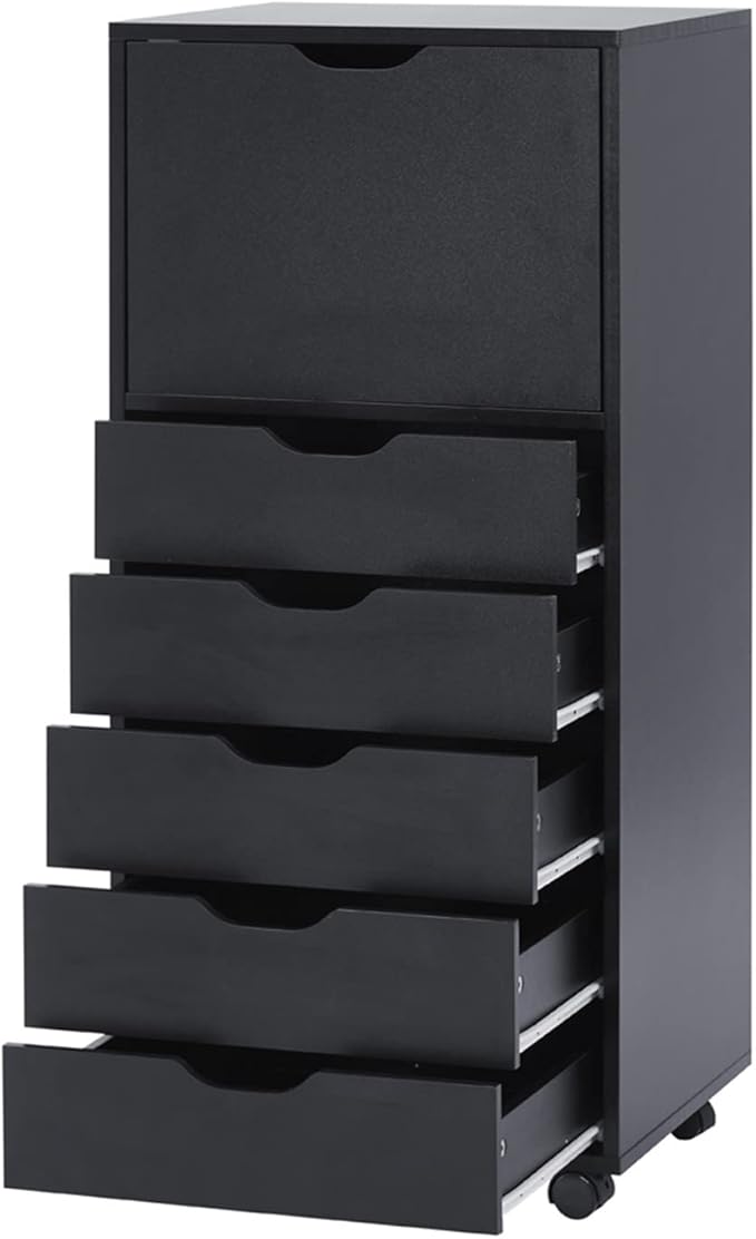 Naomi Home Carly 6-Drawer Craft & Office Storage Cabinet, – Mobile Filing Unit - Image 8