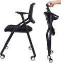 40 Pack Chairs Stackable Conference Room Chairs by Brobriyo