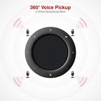4K Conference Room Camera System, AI Auto-Tracking PTZ Camera 15x Zoom - Image 9