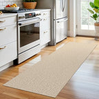 earthall washable runner rug 2x6 ft non slip showing dimensions