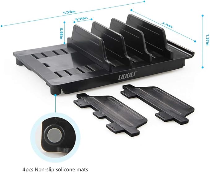UDOLI Adjustable Universal Multi Device Organizer Dock Stand Holder, Tablet - Image 2