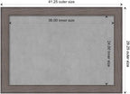 Amanti Art Grey Framed Magnetic Board 29x41 Large Vision Board - Image 4