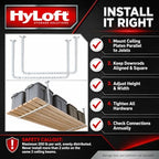 hyloft 33 in. x 34 in. adjustable garage, view 9