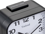 Tinload Small Battery Analog Alarm Clock Silent Non Ticking, Ascending Beep - Image 4