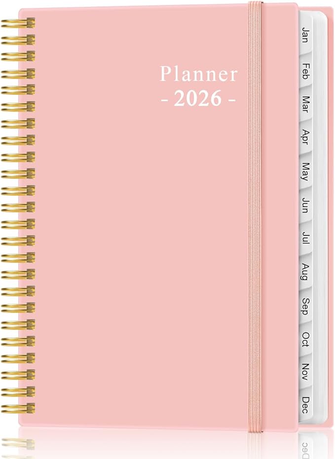 2026 Planner - Planner 2026 from January 2026 - December 2026, Weekly & Monthly by Heveboik