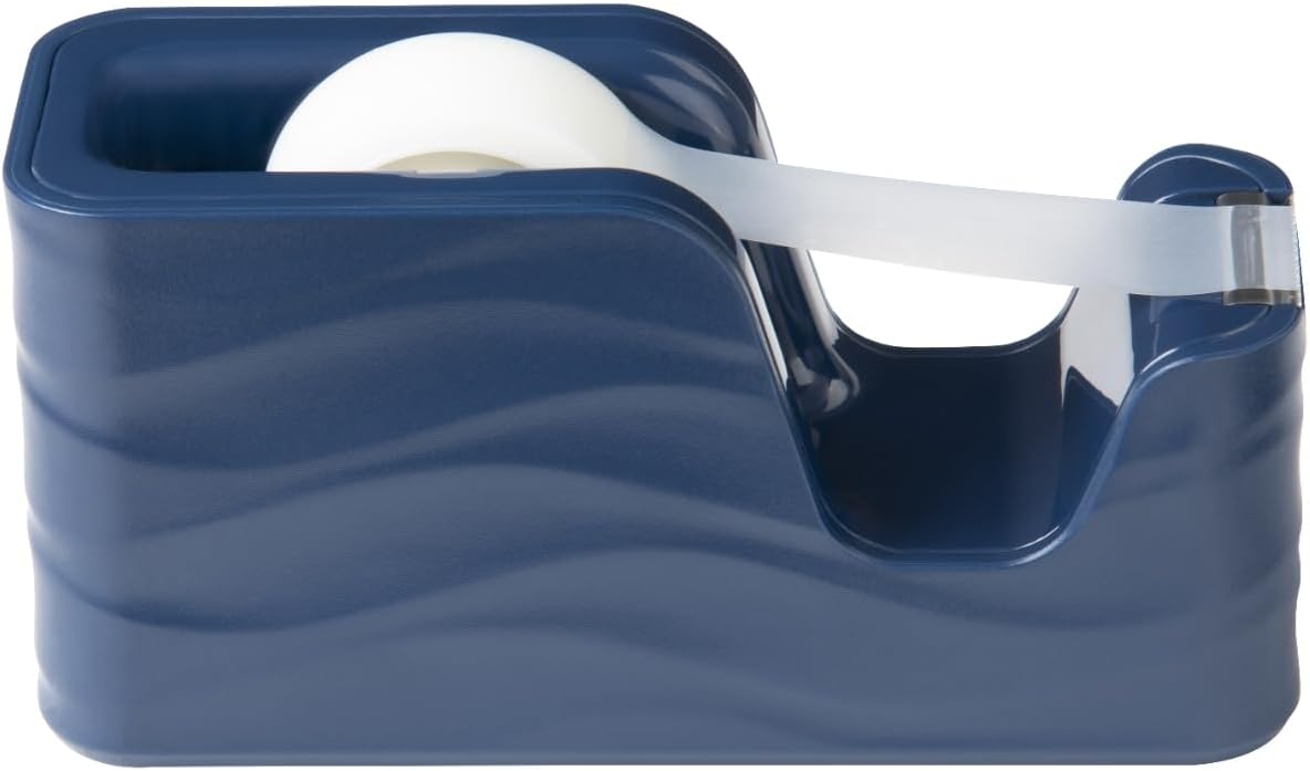 Scotch Wave Tape Dispenser, Great for Gift Wrapping, Includes 34 in x 350 in Tape Roll (C20-WAVE-MI) (Pack of 4)