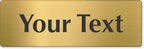 SmartSign Custom Brass Sign by SmartSign