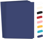 50 Pack 65lb Blue Cardstock 8.5 x 11 Pastel Paper, Goefun Navy Blue Card Stock by Goefun