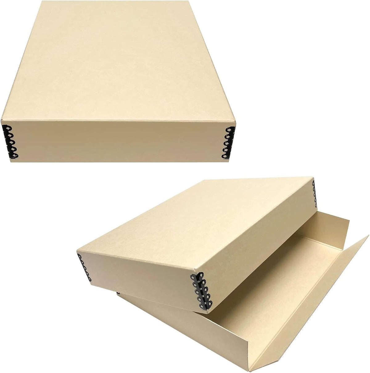 Lineco Museum Archival Storage Box, 11.75x15.25x3 in. Drop Front Design.