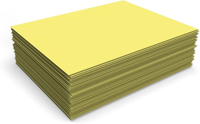 LUXPaper 8.5" x 11" Paper | Letter Size | Pastel Canary Yellow | 60lb. Text | - Image 5