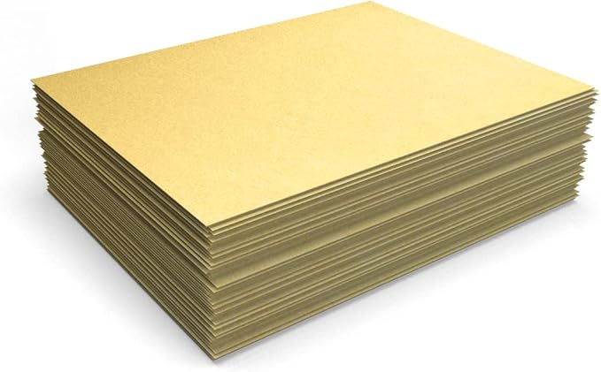 LUXPaper 8.5" x 11" Cardstock | Letter Size | Gold Metallic | 105lb. Cover | 50 - Image 4