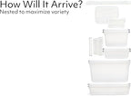 Rubbermaid Cleverstore Clear Dorm Variety 16-Pack, Made in USA, Stackable Large - Image 3