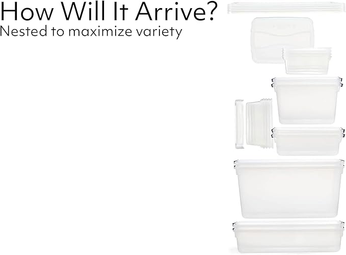Rubbermaid Cleverstore Clear Dorm Variety 16-Pack, Made in USA, Stackable Large - Image 3