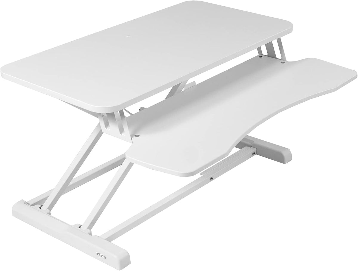 VIVO 32 inch Desk Converter, K Series, Height Adjustable Sit to Stand Riser
