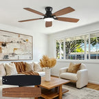 nkpu ceiling fans with lights, low profile ceiling on a desk or shelf