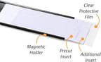 SmartSign Magnetic 'C' Channel Label Holders | 2.5" x 6" Pack of 10 - Image 7