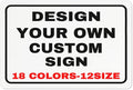 Custom Signs Outdoor Metal Personalized Signs by Custom