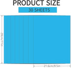 30 Sheets Blue Cardstock 8.5'' x 11'', 250gsm/90lb Heavyweight Cover Cardstock - Image 2