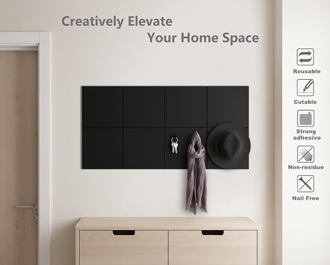 G Gamit Large Felt Wall Tiles Bulletin Board, Large Cork Board Alternative - Image 5
