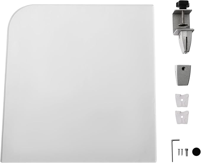 KONKENIE Acrylic Office Privacy Partition Indoor Desk Divider Guard Rectangle - Image 6