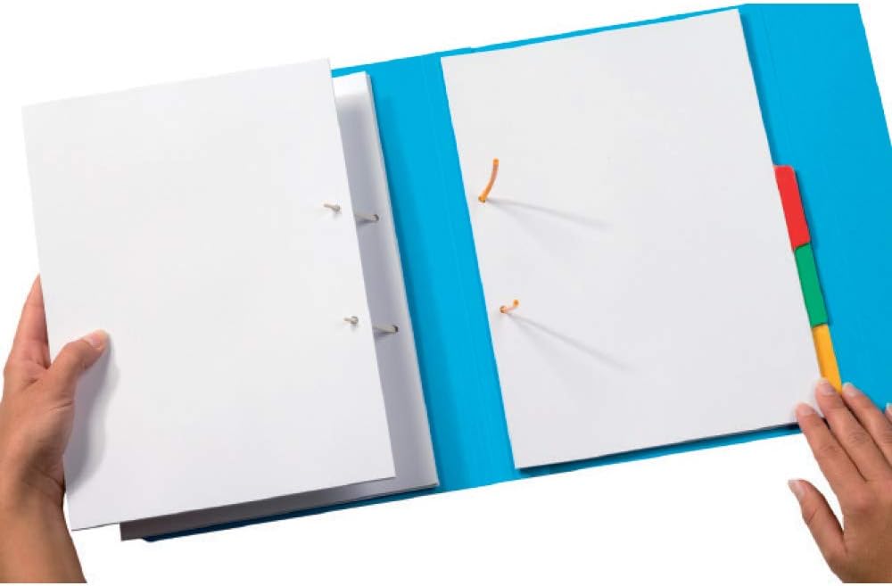 Secolor Cardboard Combi File/Jalema Clipfile - Buff