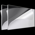 Roowest 2 Pcs 24 x 48 Inch, 1/4 Inch Thick Clear Acrylic Plexiglass Sheets by Roowest