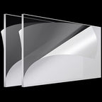 Roowest 2 Pcs 24 x 48 Inch, 1/2 Inch Thick Clear Acrylic Sheets Plastic Panels by Roowest