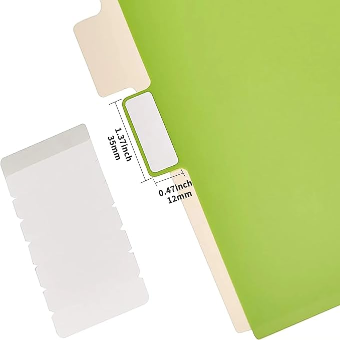 Amazon Basics Durable Multicolor 3-Ring Binder Plastic Divider Set - Image 2