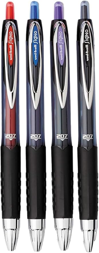 Advantage Gifts Signo 207 Roller Ball Retractable Gel Pens, Medium Point by Advantage+Gifts