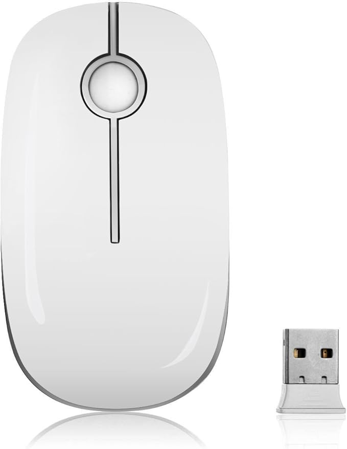 VssoPlor Wireless Mouse, 2.4G Slim Portable Computer Laptop Mouse - Image 4