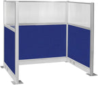 Versare Pre-Configured Hush Panel Electric Cubicle | Workstation Divider Walls by VERSARE